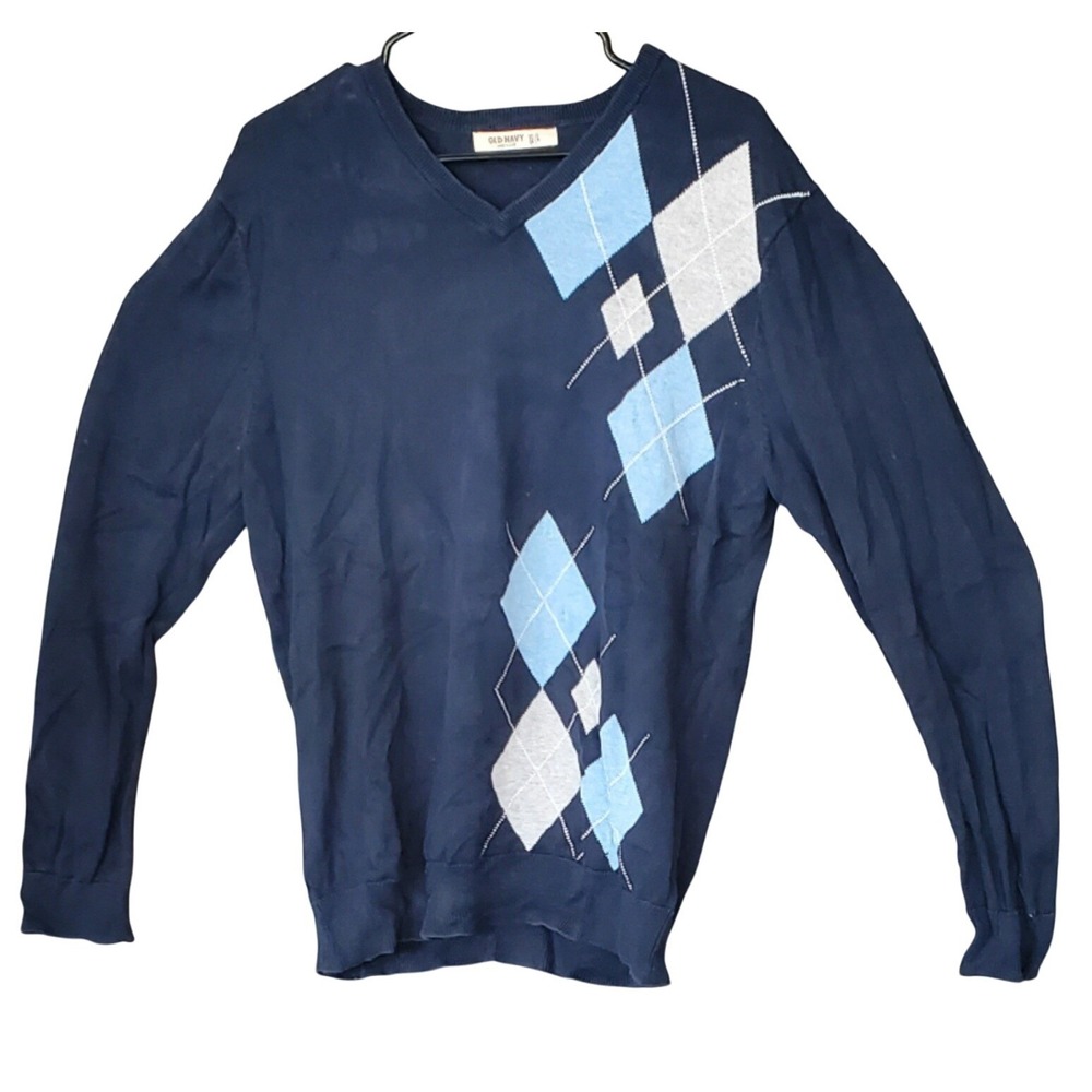 Old Navy Mens Sweater Large  Long Sleeve V Neck‎ Knit Pullover